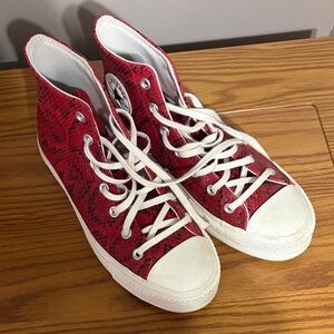 Limited Edition Red Platform Converse